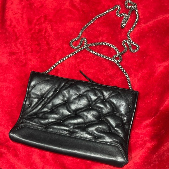 Rag & Bone Mini Compass Bag Black Studs Leather - Picture 3 of 14